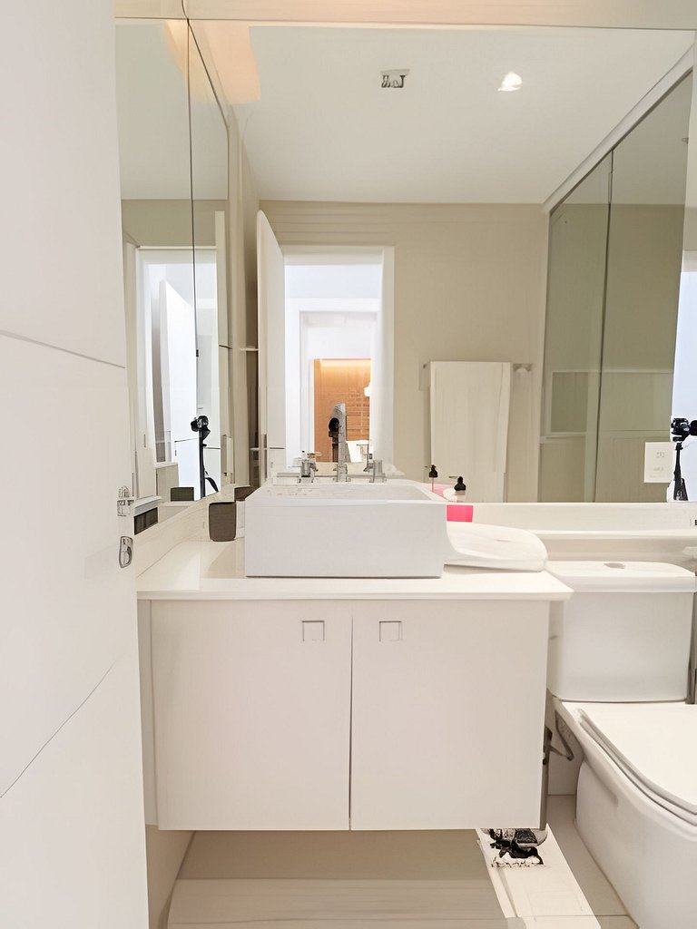 Prud803 | Apartamento a 1 min da praia de Ipanema