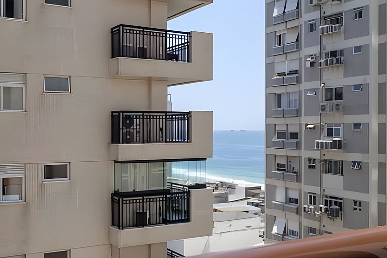 Prud803 | Apartamento a 1 min da praia de Ipanema