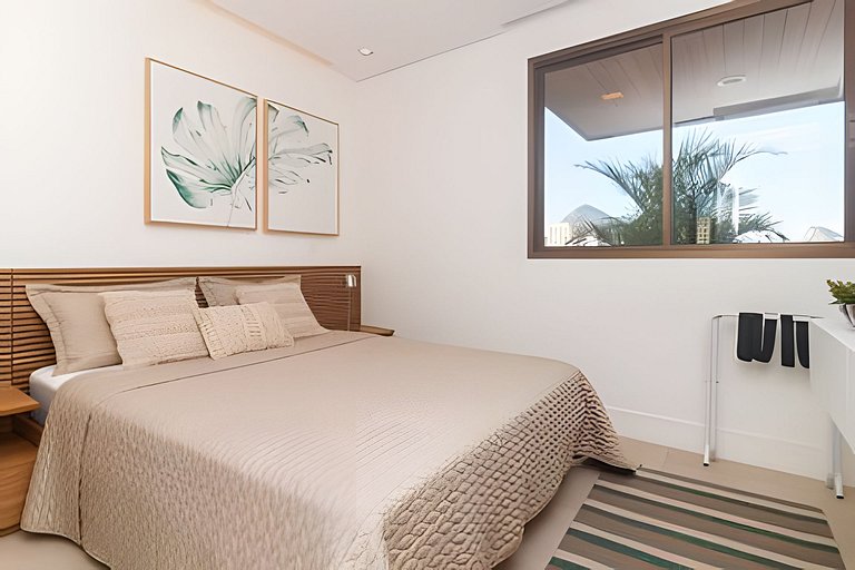 Mtr902| Apartamento charmoso a 7 minutos da praia!