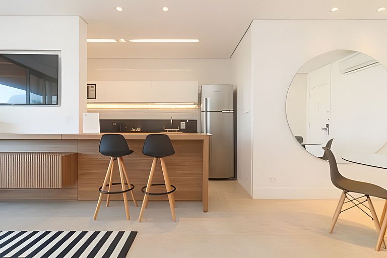 Mtr902| Apartamento charmoso a 7 minutos da praia!