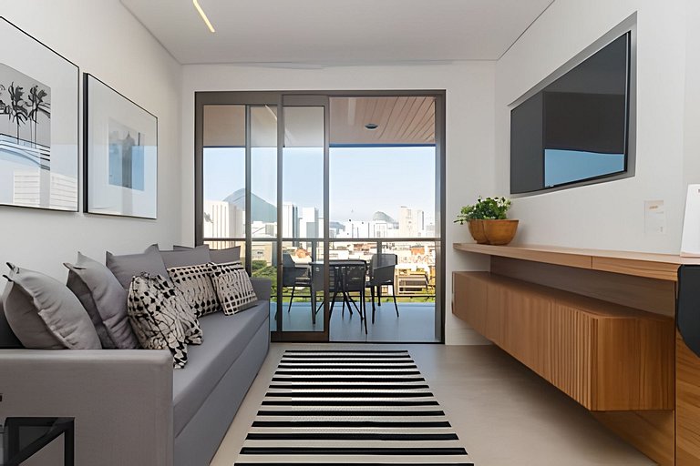 Mtr902| Apartamento charmoso a 7 minutos da praia!