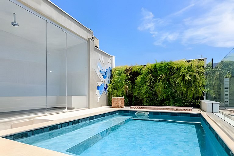 Fer702|Penthouse w/pool on Leblon trendiest street