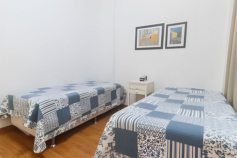 Brt401|Copacabana 2 rooms, 3 blocks from the beach