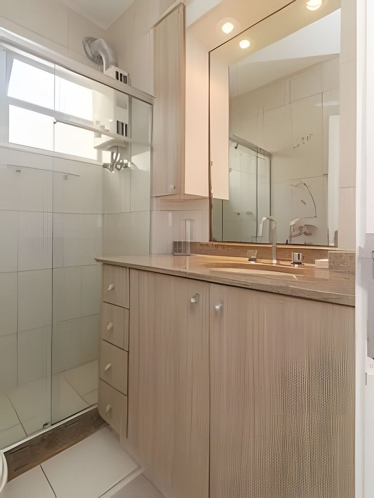 Brt401|Copacabana 2 rooms, 3 blocks from the beach