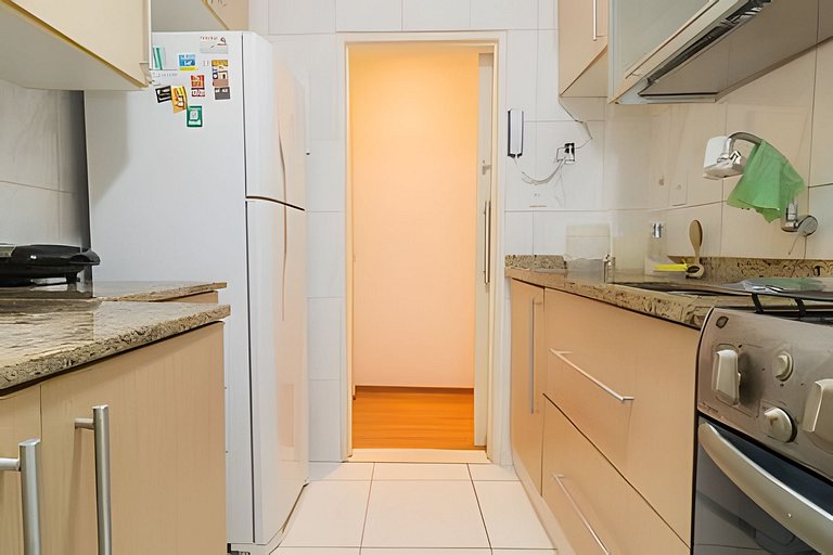 Brt401|Copacabana 2 rooms, 3 blocks from the beach