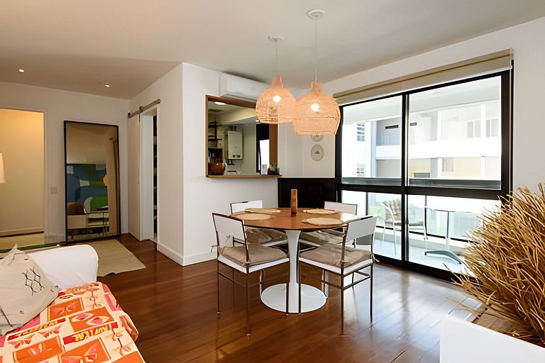 Jon104| 2 quartos em Ipanema a 5 minutos da praia