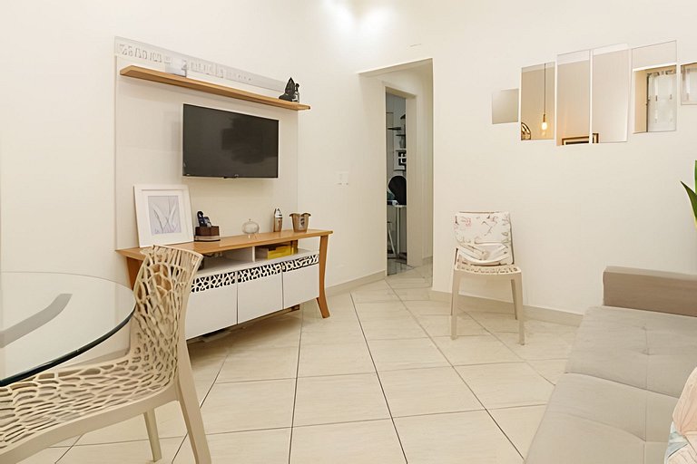 Viv203|2 quartos, 5 minutos da praia de Copacabana