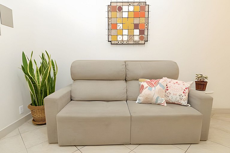 Viv203|2 quartos, 5 minutos da praia de Copacabana