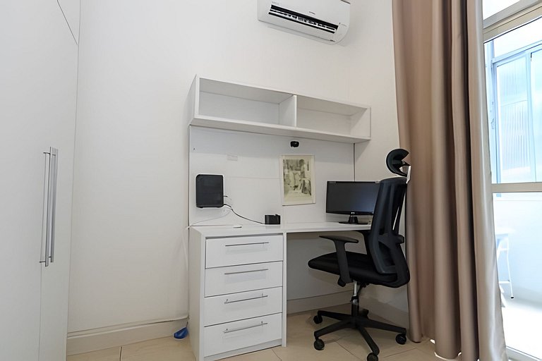 Viv203|2 quartos, 5 minutos da praia de Copacabana