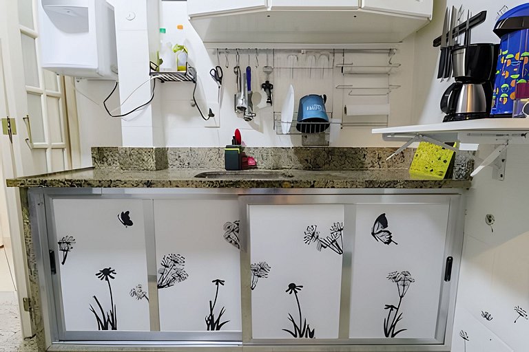 Viv203|2 quartos, 5 minutos da praia de Copacabana