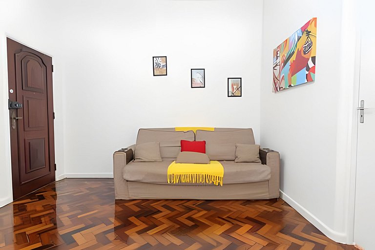 Ns604| dormitorio y salón a 400 metros de la playa