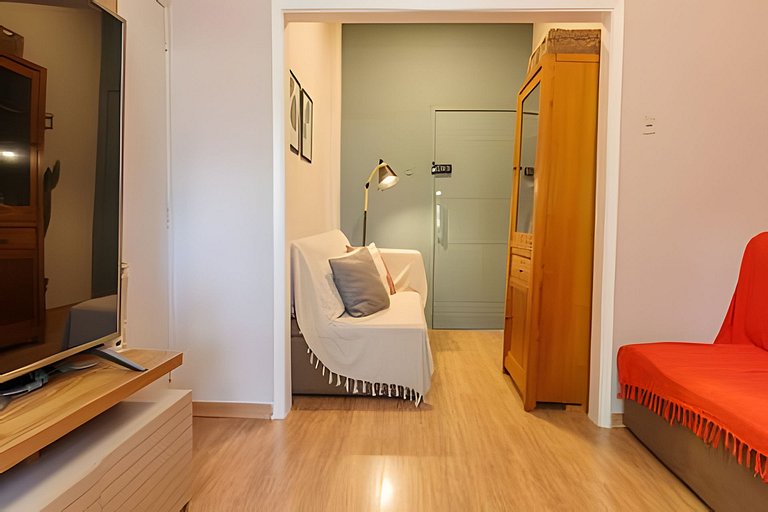 Hum233|Apartment 5 minutes from Leblon beach