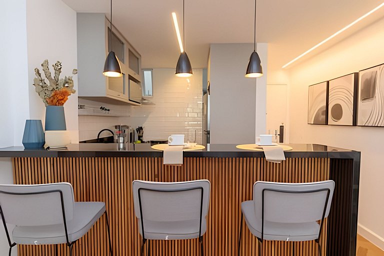 Ata401|Modern apartment 2 blocks from Leblon beach