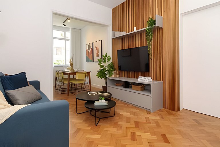 Ata401|Modern apartment 2 blocks from Leblon beach