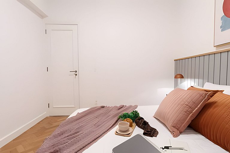 Ata401|Modern apartment 2 blocks from Leblon beach