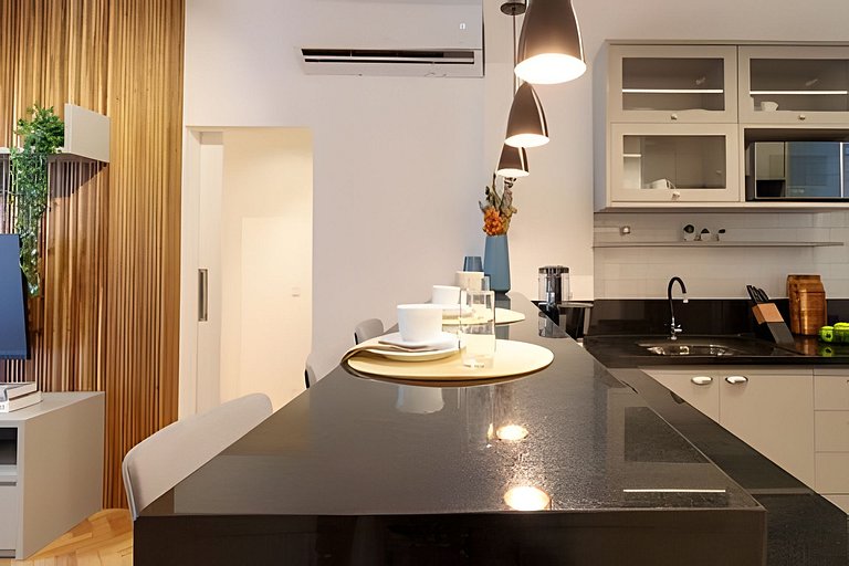 Ata401|Modern apartment 2 blocks from Leblon beach