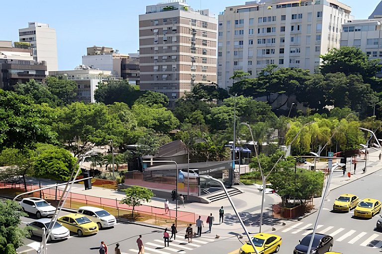 Ata401|Apto moderno a 2 quadras da praia do Leblon