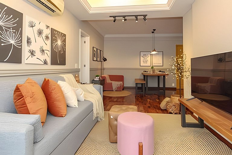 Berna1404|2 comfortable rooms with views in Leblon