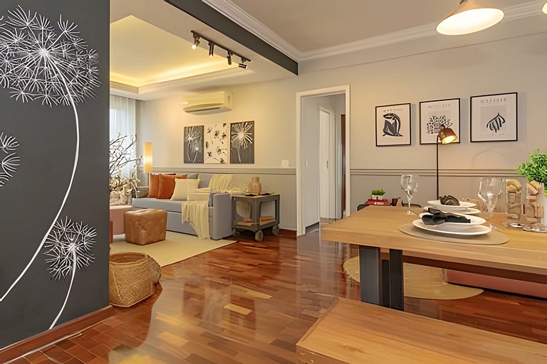 Berna1404|2 comfortable rooms with views in Leblon