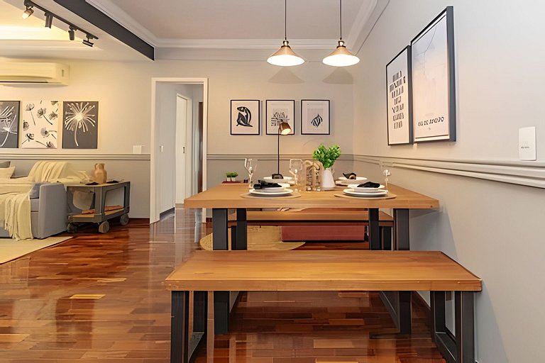 Berna1404|2 comfortable rooms with views in Leblon