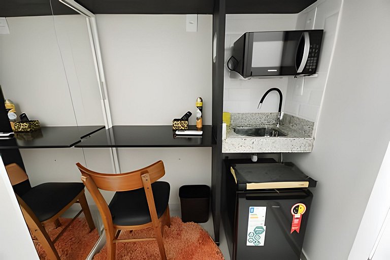 Hum202D|studio 10 m² en Leblon, 5 min de la playa