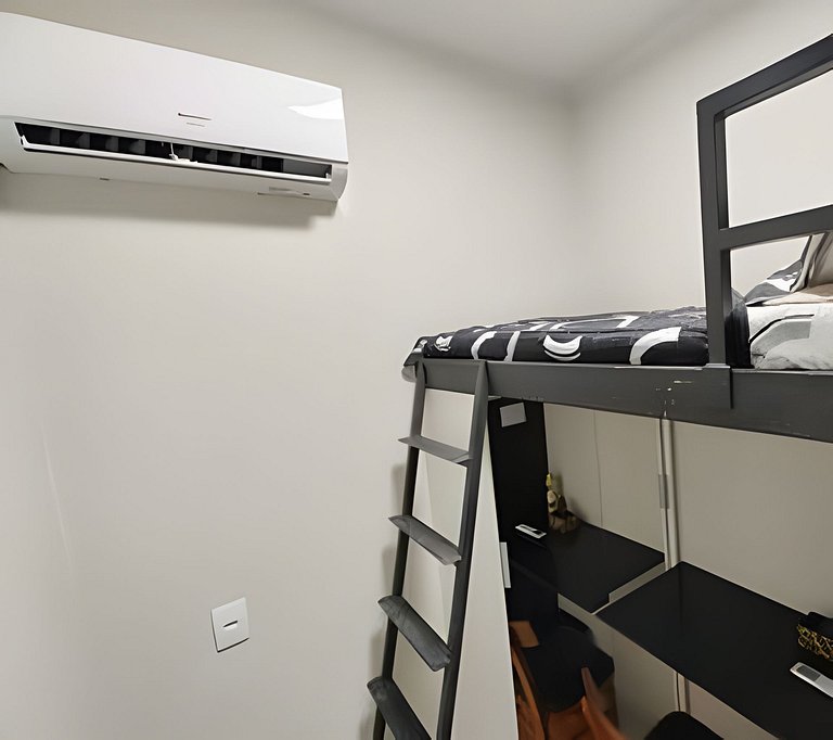 Hum202D|studio 10 m² en Leblon, 5 min de la playa