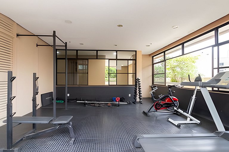 Azevedo1105|Flat ao lado da Dias Ferreira +piscina