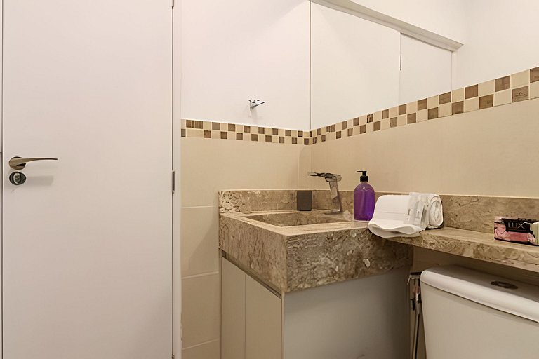 Urquiza 316| Dormitorio y sala de estar en Leblon