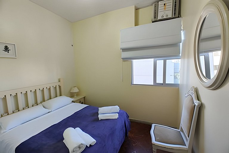 Mtr404 |2 quartos no Leblon a 2 minutos da praia