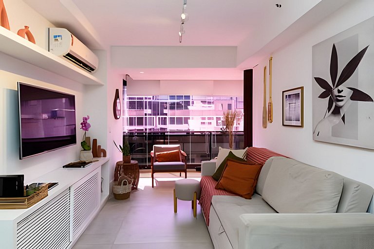 MAR504|Luxury flat in Leblon 2 min from the beach