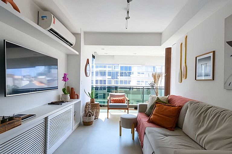 MAR504|Luxury flat in Leblon 2 min from the beach