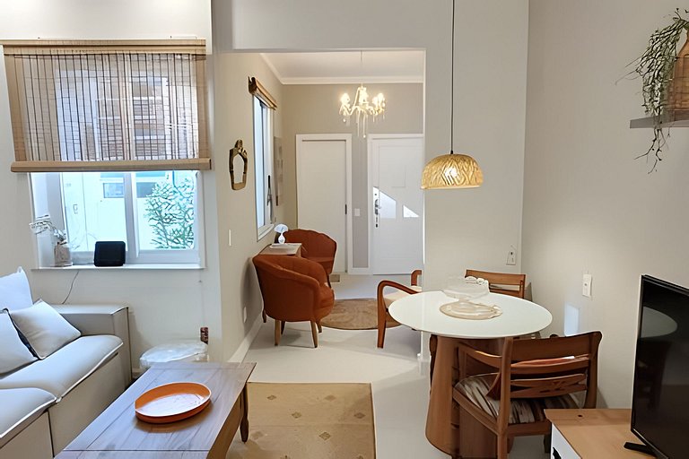 Góis408|2 rooms in Leblon 2 minutes from the beach