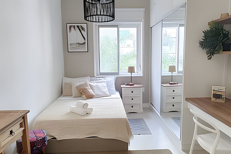 Góis408|2 rooms in Leblon 2 minutes from the beach