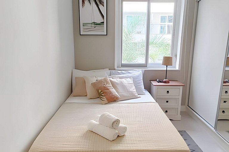 Góis408|2 rooms in Leblon 2 minutes from the beach