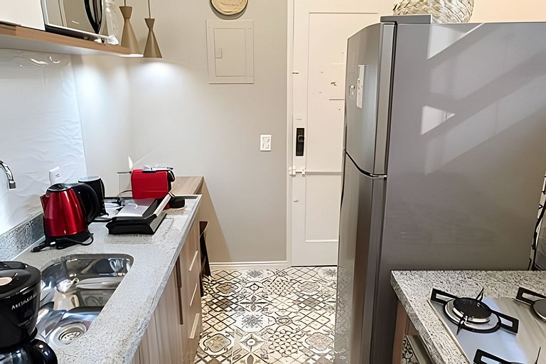 Góis408|2 rooms in Leblon 2 minutes from the beach