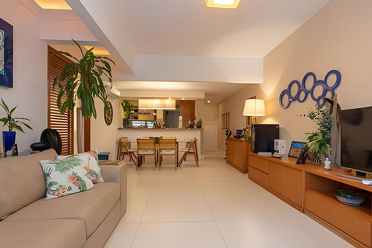 Ata201|Nice 2 rooms in Leblon 5 min from the beach