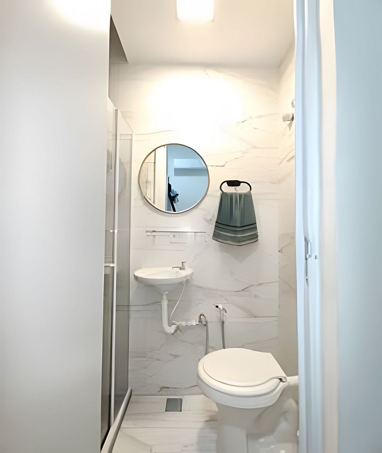 Hum302D|studio 10 m² en Leblon, 5 min de la playa