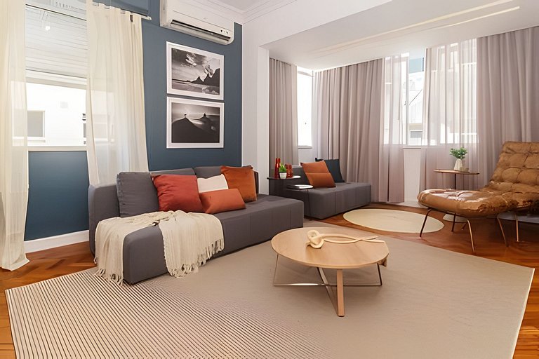 God302| Charme e conforto a 1 quadra da Lagoa