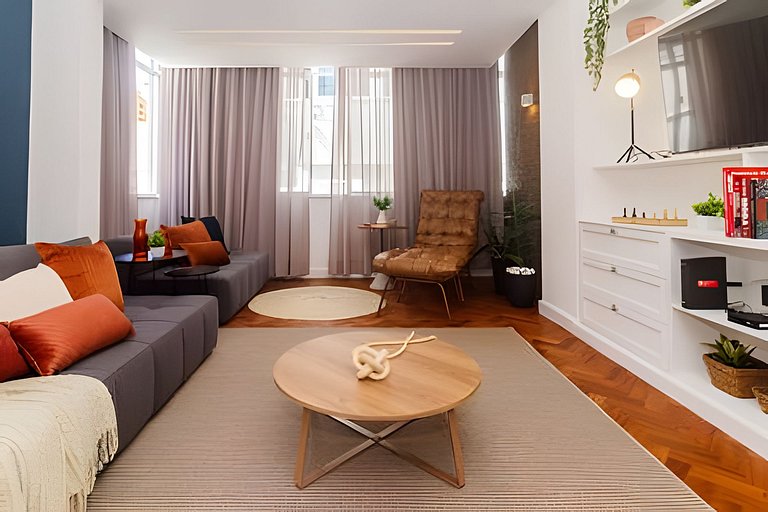 God302| Charme e conforto a 1 quadra da Lagoa