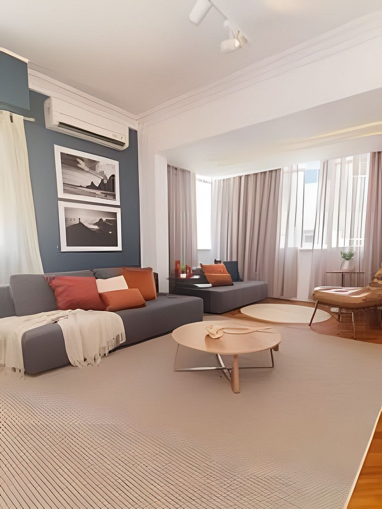 God302| Charme e conforto a 1 quadra da Lagoa