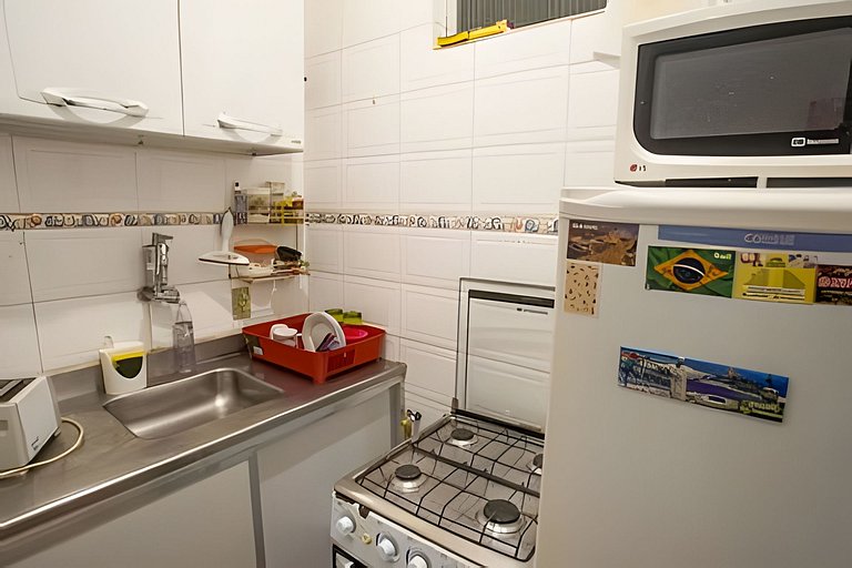 Pla618| Studio na quadra da praia de Copacabana