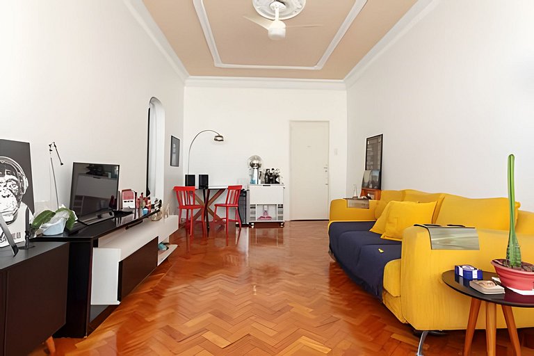 Sam707 | 2 qtos com vista para Praia de Copacabana