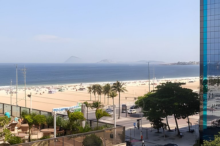Sam707 | 2 qtos com vista para Praia de Copacabana