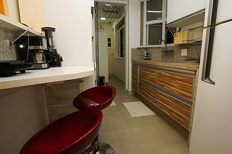 Hil404| Apt 5 minutes from Copacabana beach