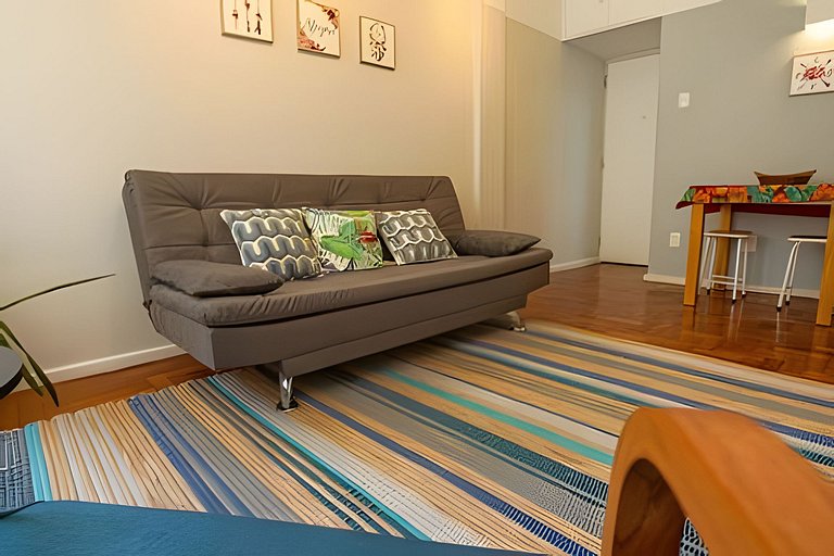 Lau1112| Bedroom and living room in Botafogo