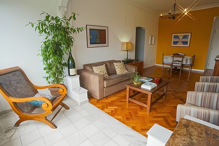 Bg601| 3 Rooms in the heart of Gávea