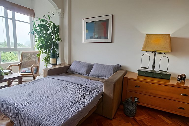 Bg601| 3 Rooms in the heart of Gávea