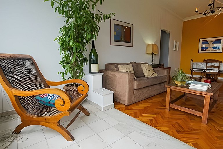 Bg601| 3 Rooms in the heart of Gávea