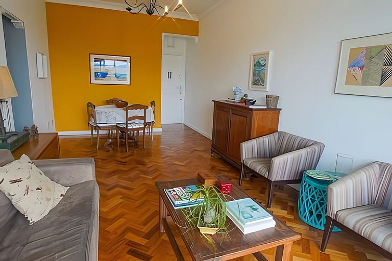 Bg601| 3 Rooms in the heart of Gávea