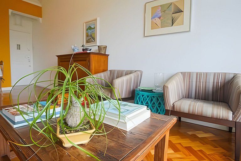 Bg601| 3 Rooms in the heart of Gávea